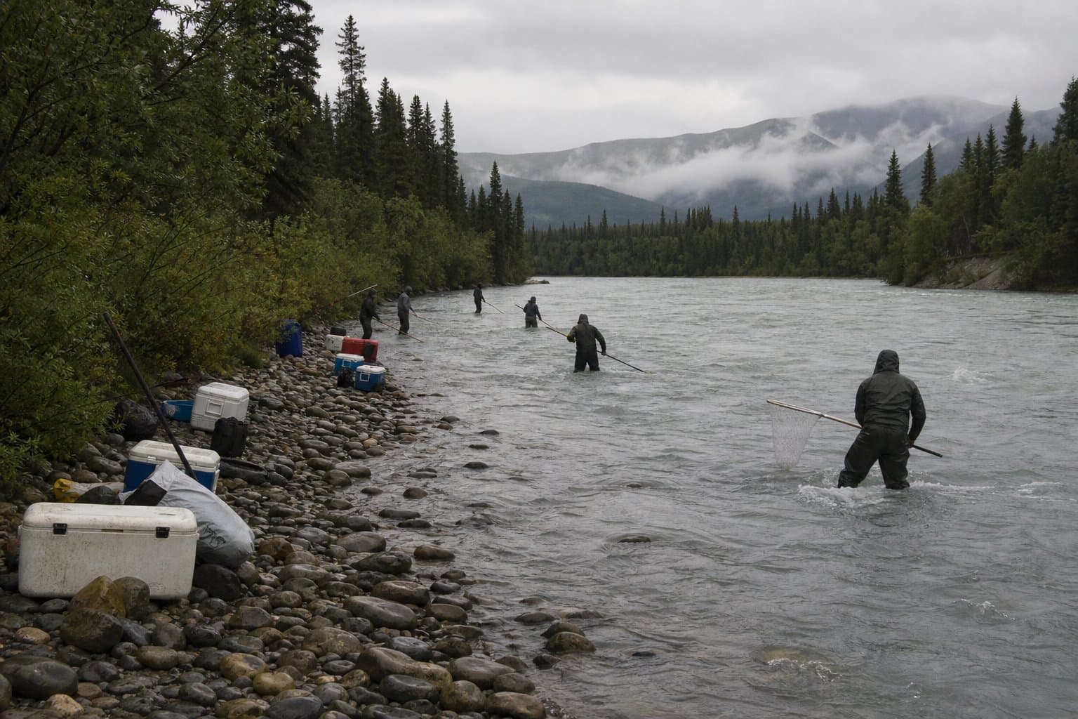 Cover image for article: All Upper Copper River waters stay closed to king salmon as dipnet openings continue