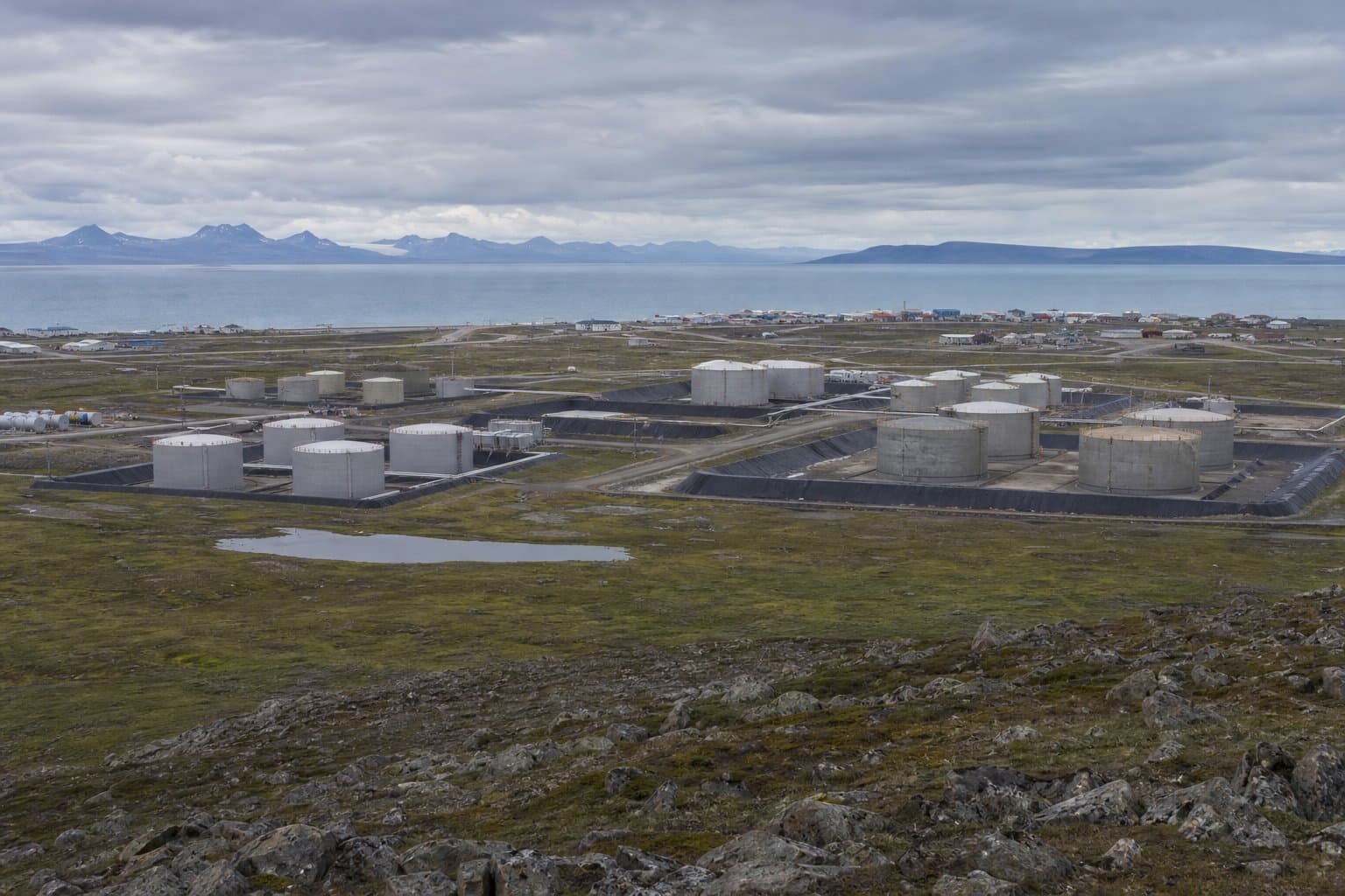 Cover image for article: The North Slope's fuel farms sit on thawing ground