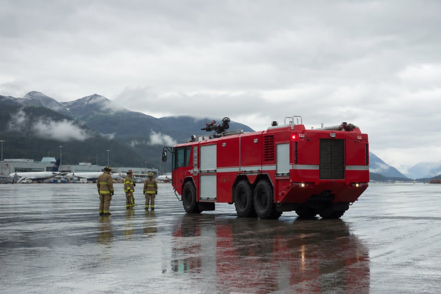 Cover image for article: Juneau airport to lease Texas fire truck while new ARFF rigs await delivery