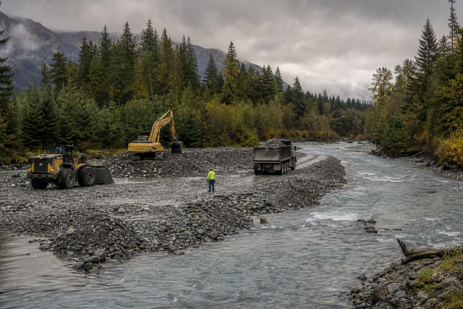 Cover image for article: Juneau Planning Commission to consider 10-year Lemon Creek gravel permit extension