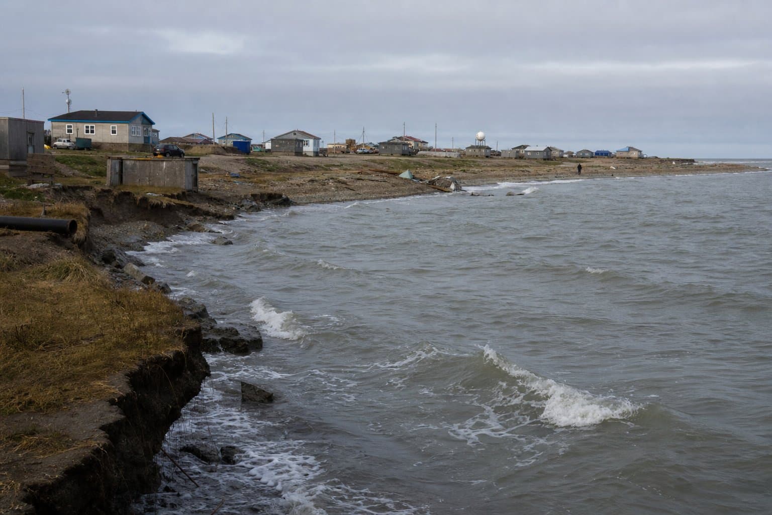 Cover image for article: Minor Chukchi surge hits Kivalina and Red Dog Dock