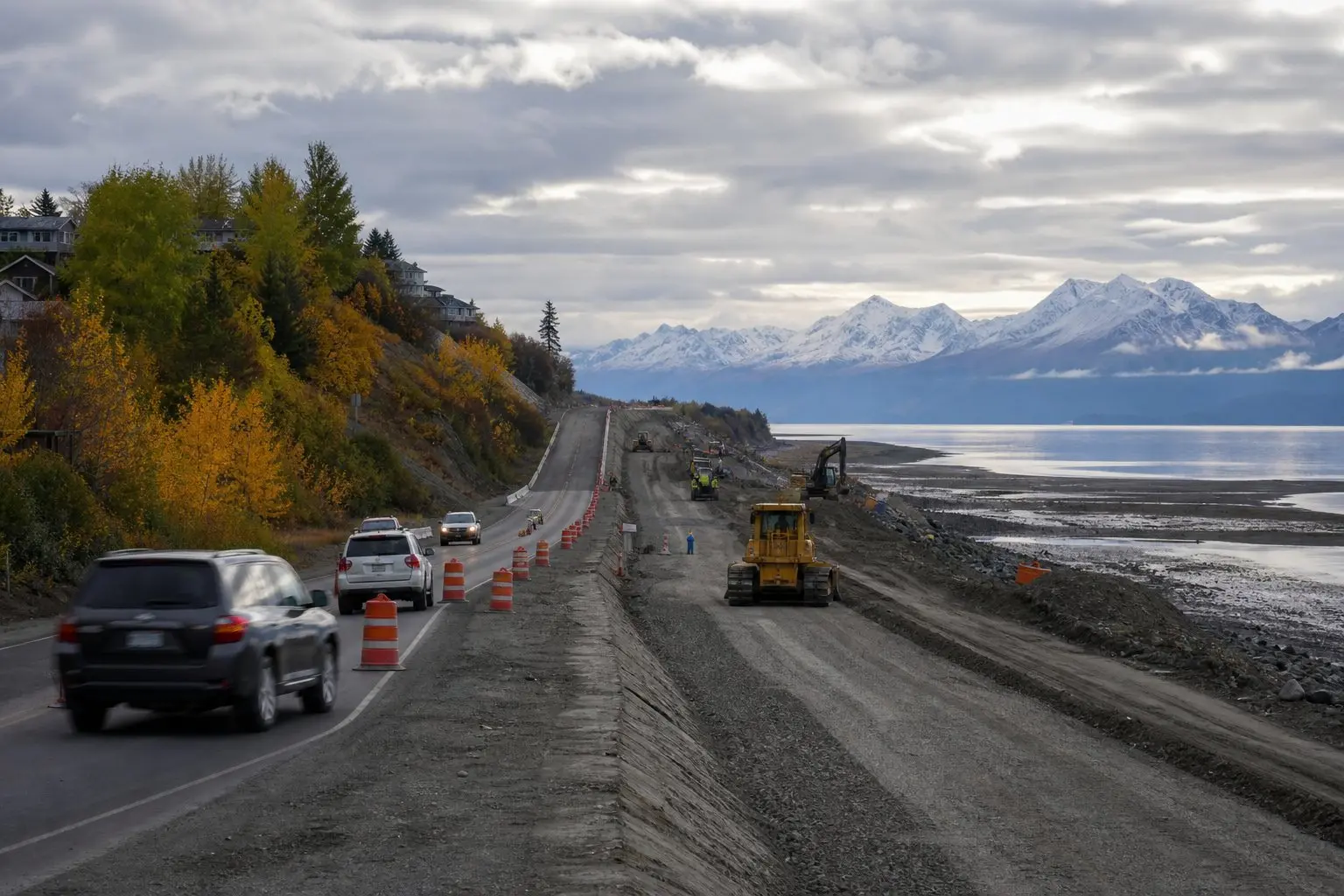 Cover image for article: New $864,000 federal obligation for Homer's Kachemak Bay Drive tsunami escape route