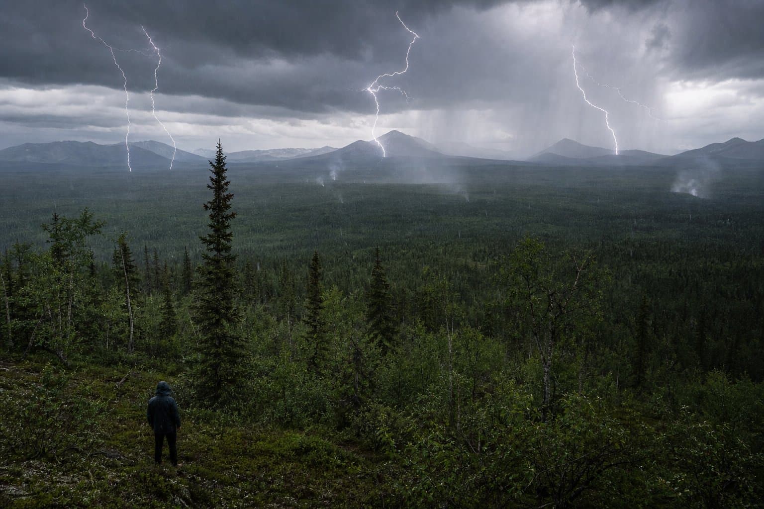 Cover image for article: Alaska burns fewer than 29,000 acres in June despite record lightning