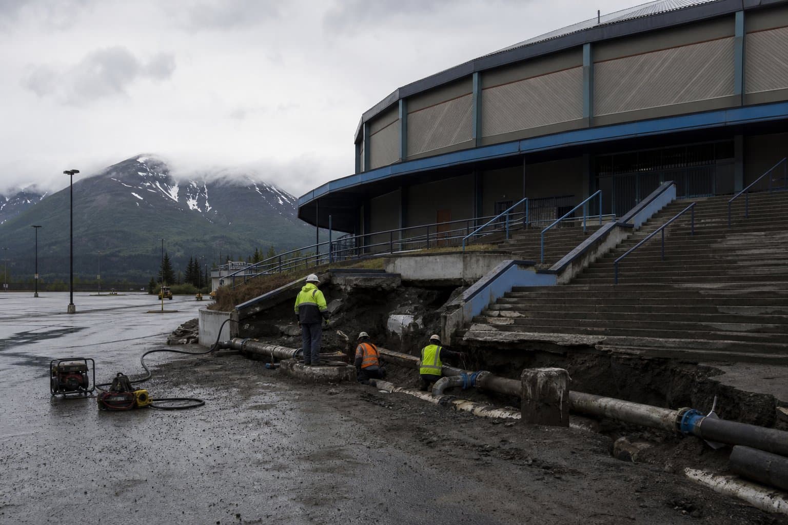 Cover image for article: Sullivan Arena water line failed May 30; Assembly weighs $365K repair