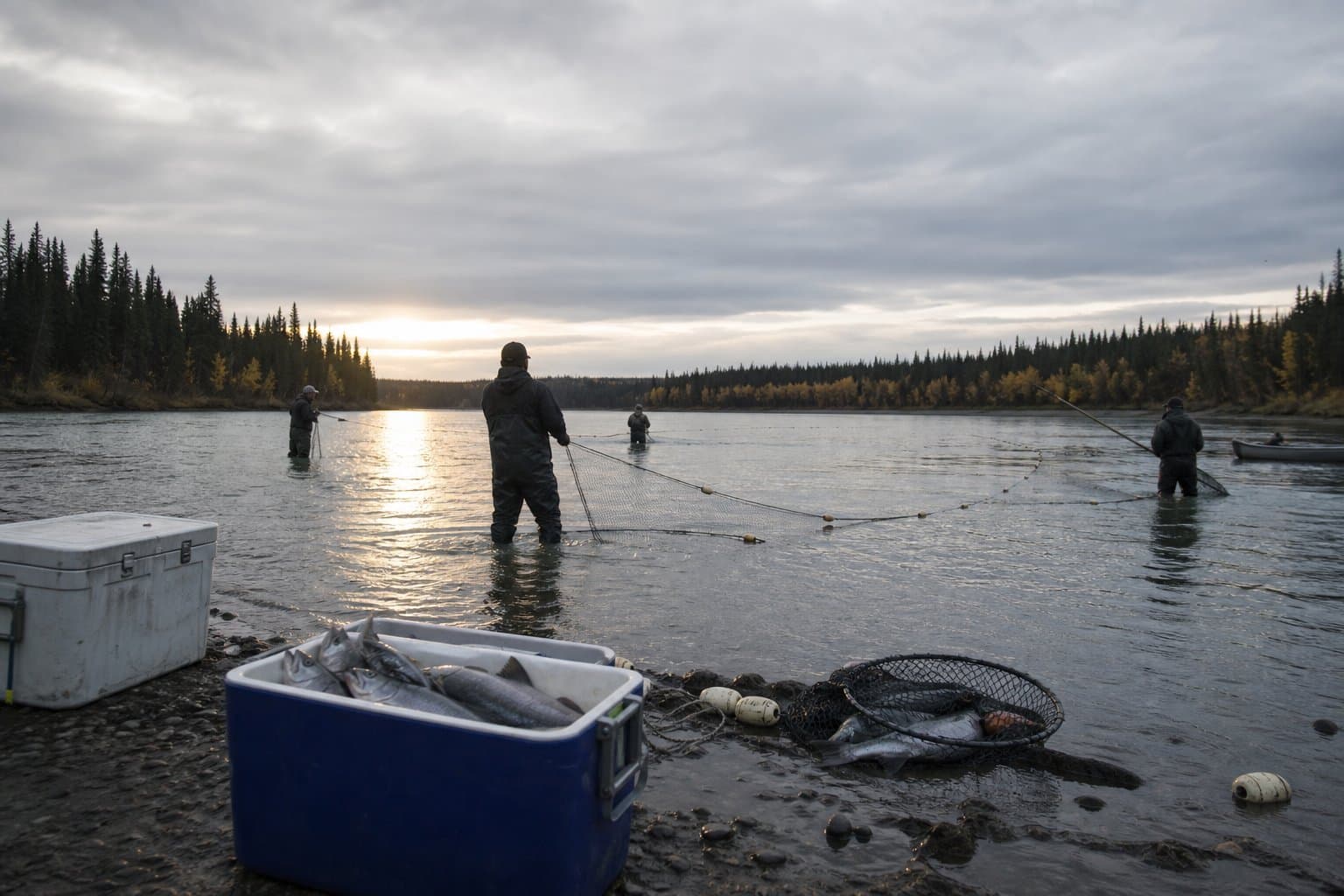 Cover image for article: Fairbanks-area personal use fishers can use gillnets and keep coho starting Friday