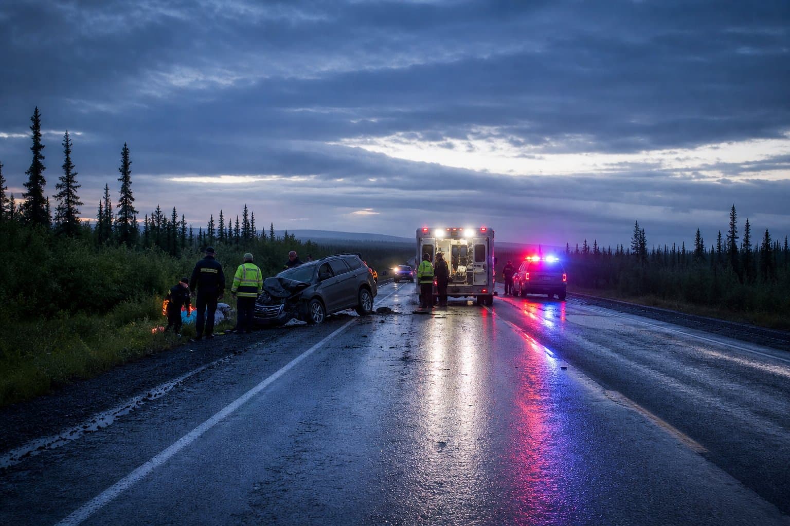 Cover image for article: Fairbanks man arrested for DUI after crash injures three passengers