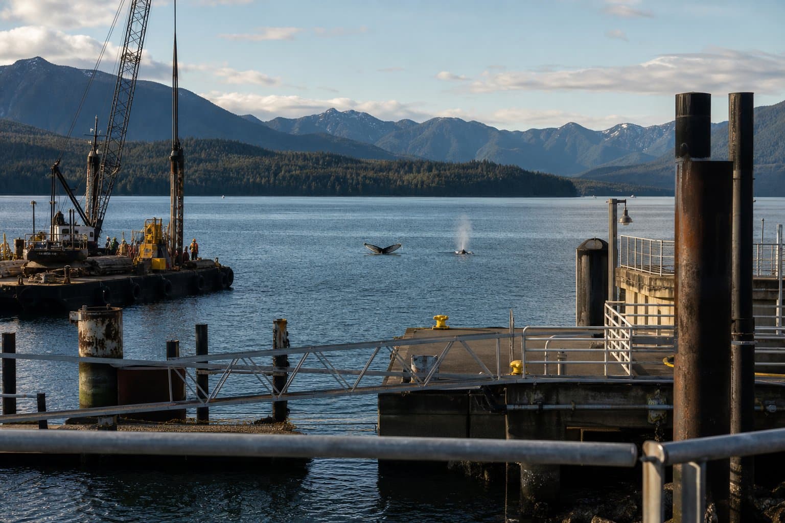 Cover image for article: NMFS clears Coeur Alaska to disturb marine mammals at Berners Bay dock