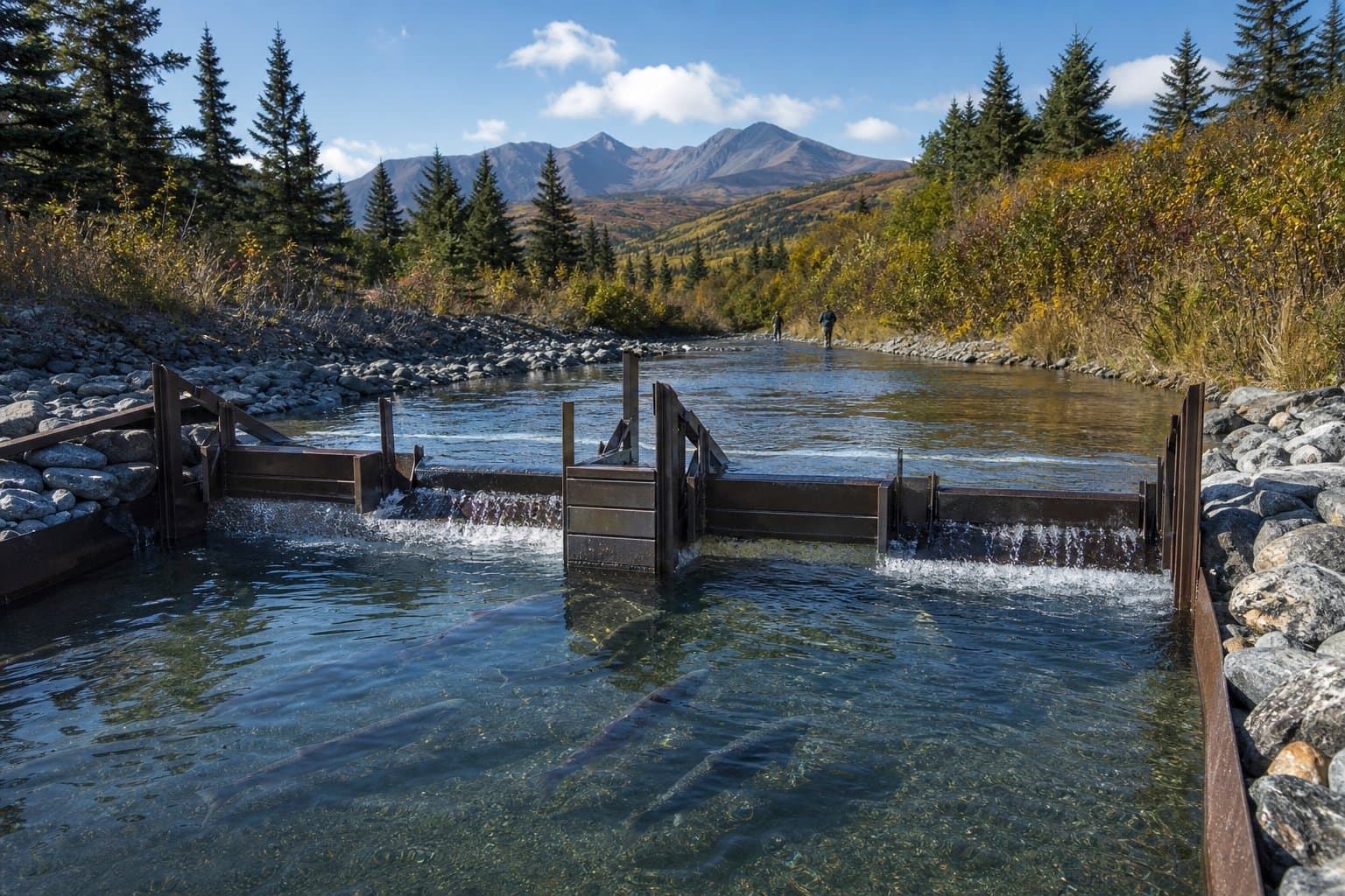 Cover image for article: More than 200 coho counted at Bear Creek weir near Seward