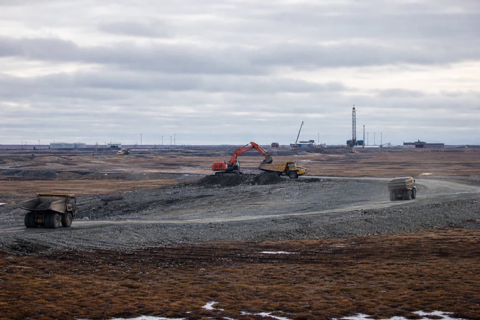 Cover image for article: Hilcorp says the North Slope is running short of gravel and wants a new mine