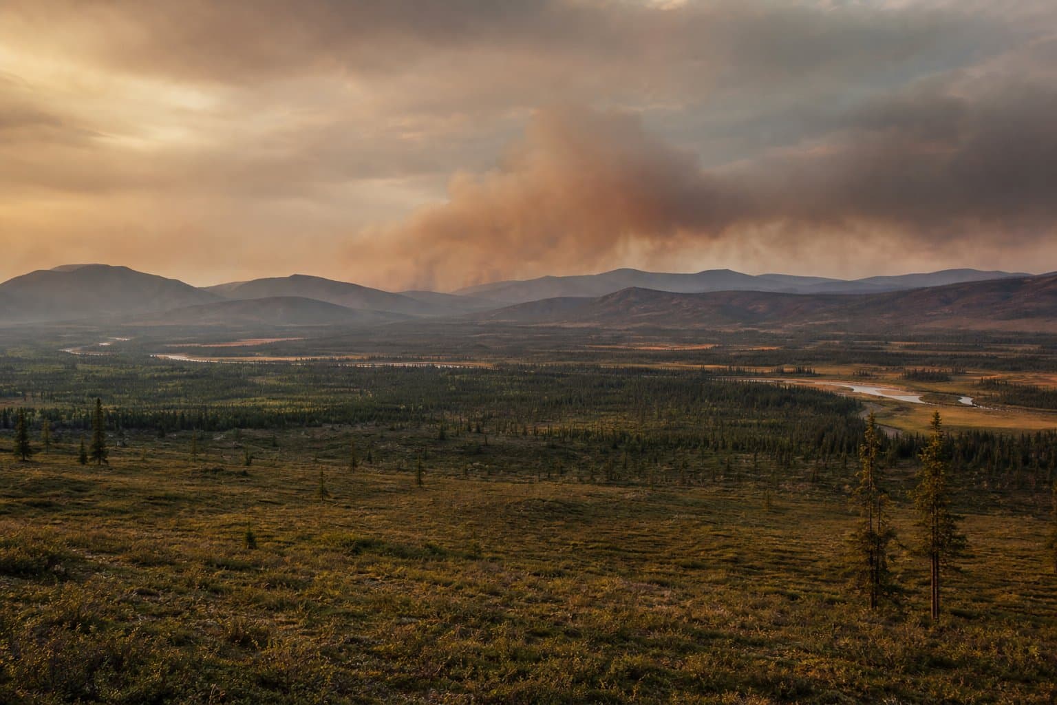 Cover image for article: Heat and lightning combine to raise wildfire ignition risk across Yukon Flats and Interior valleys