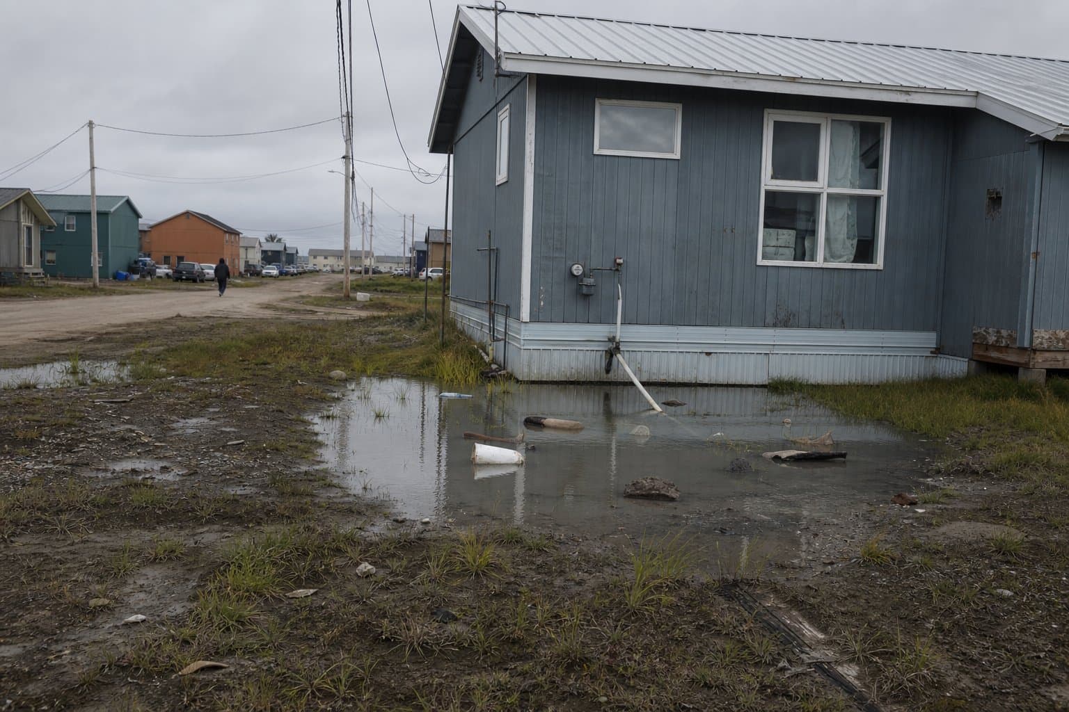 Cover image for article: Bethel shut off a home's water to stop raw sewage, and the resident turned it back on