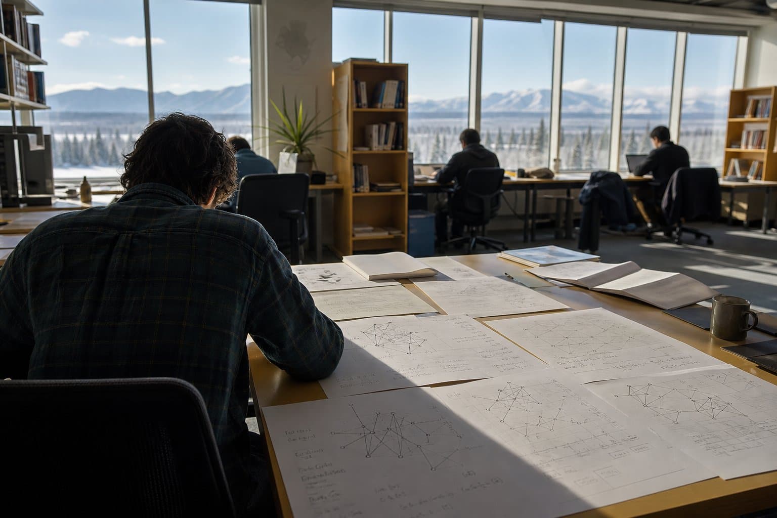 Cover image for article: UAF wins $150,000 NSF grant for Yoo's graph theory project