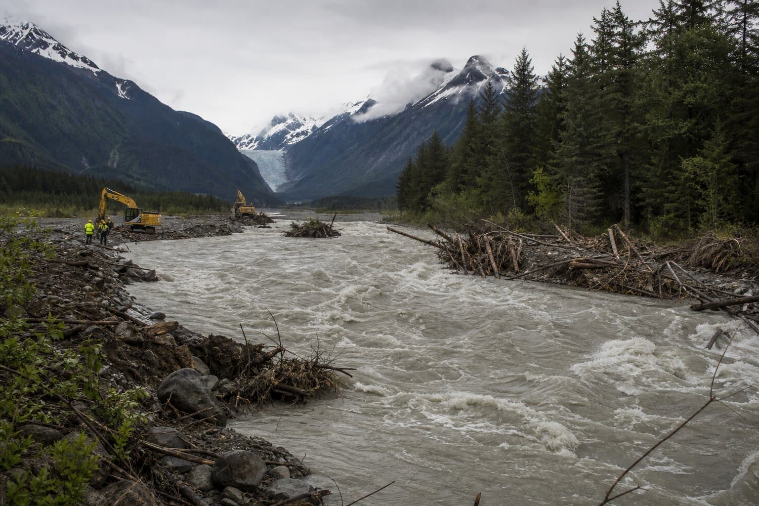 Cover image for article: Dunleavy declares state disaster for Juneau glacial flood