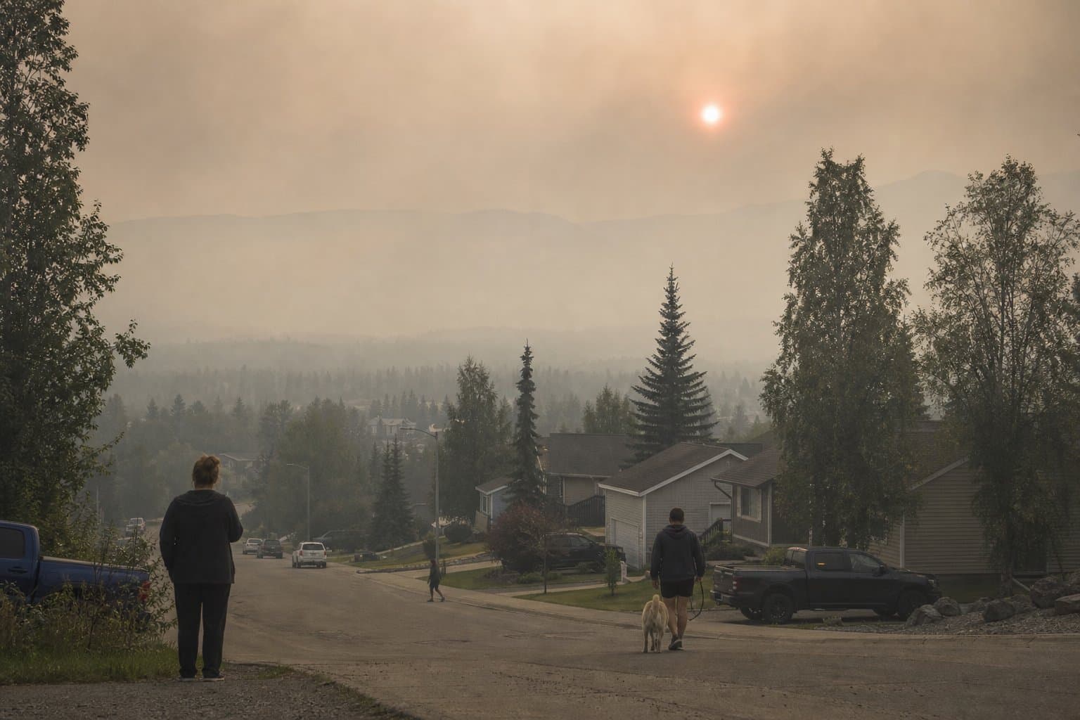 Cover image for article: Interior's First Big Smoke Event Drifts Toward Fairbanks