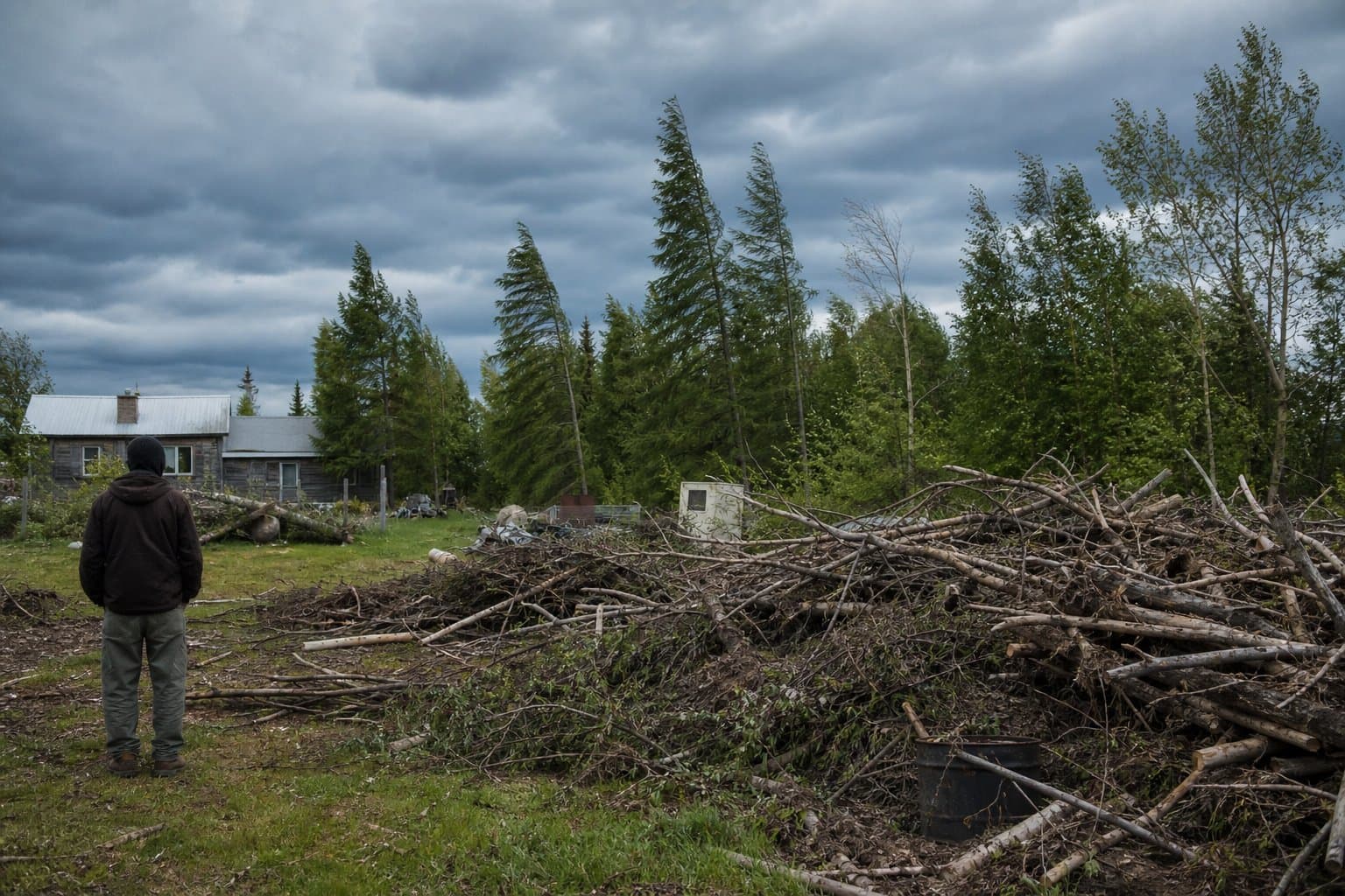 Cover image for article: Railbelt and Delta burn permits suspended Tuesday amid high winds