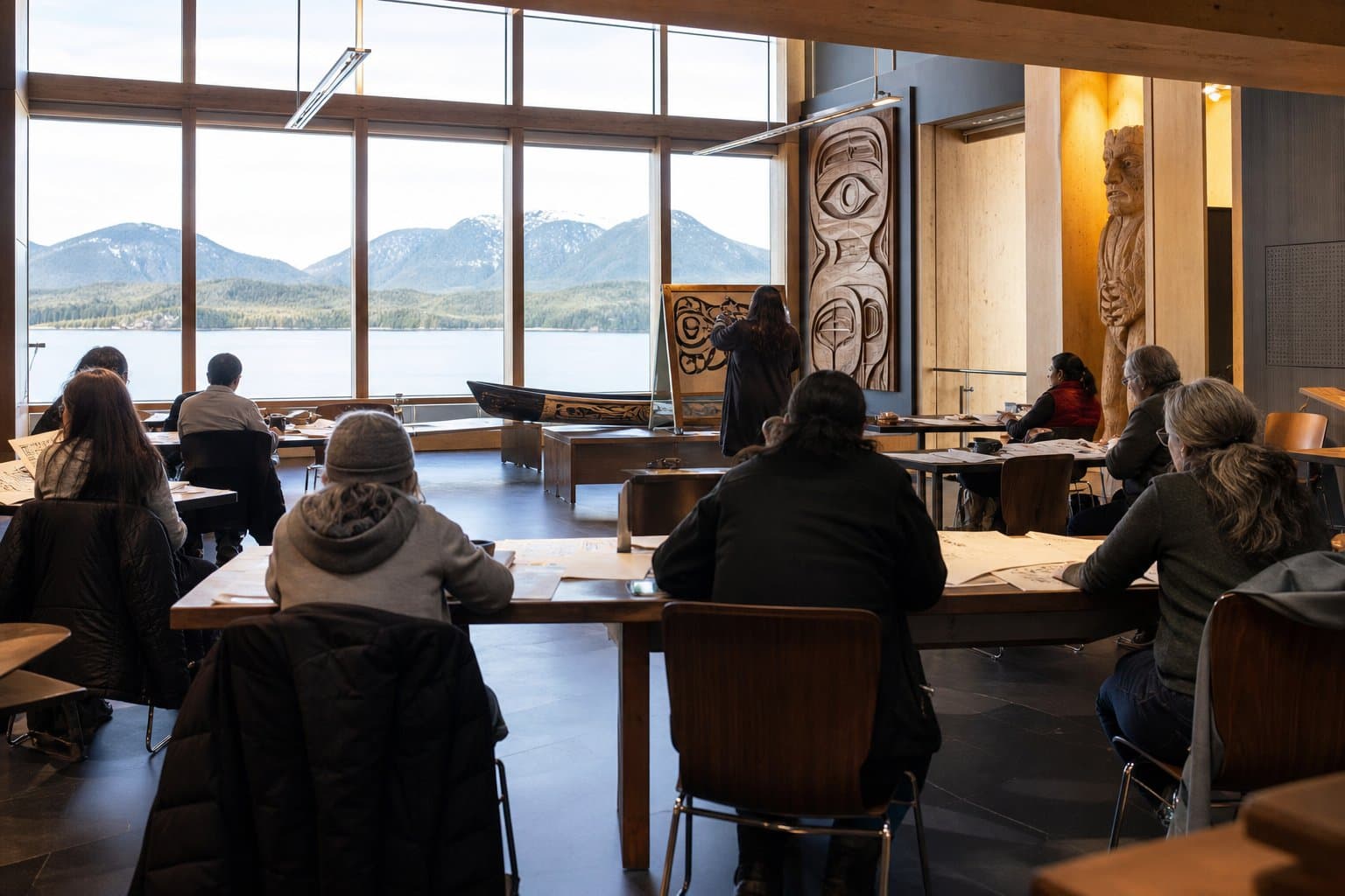 Cover image for article: Haida class returns a 1901 migration story to its own language
