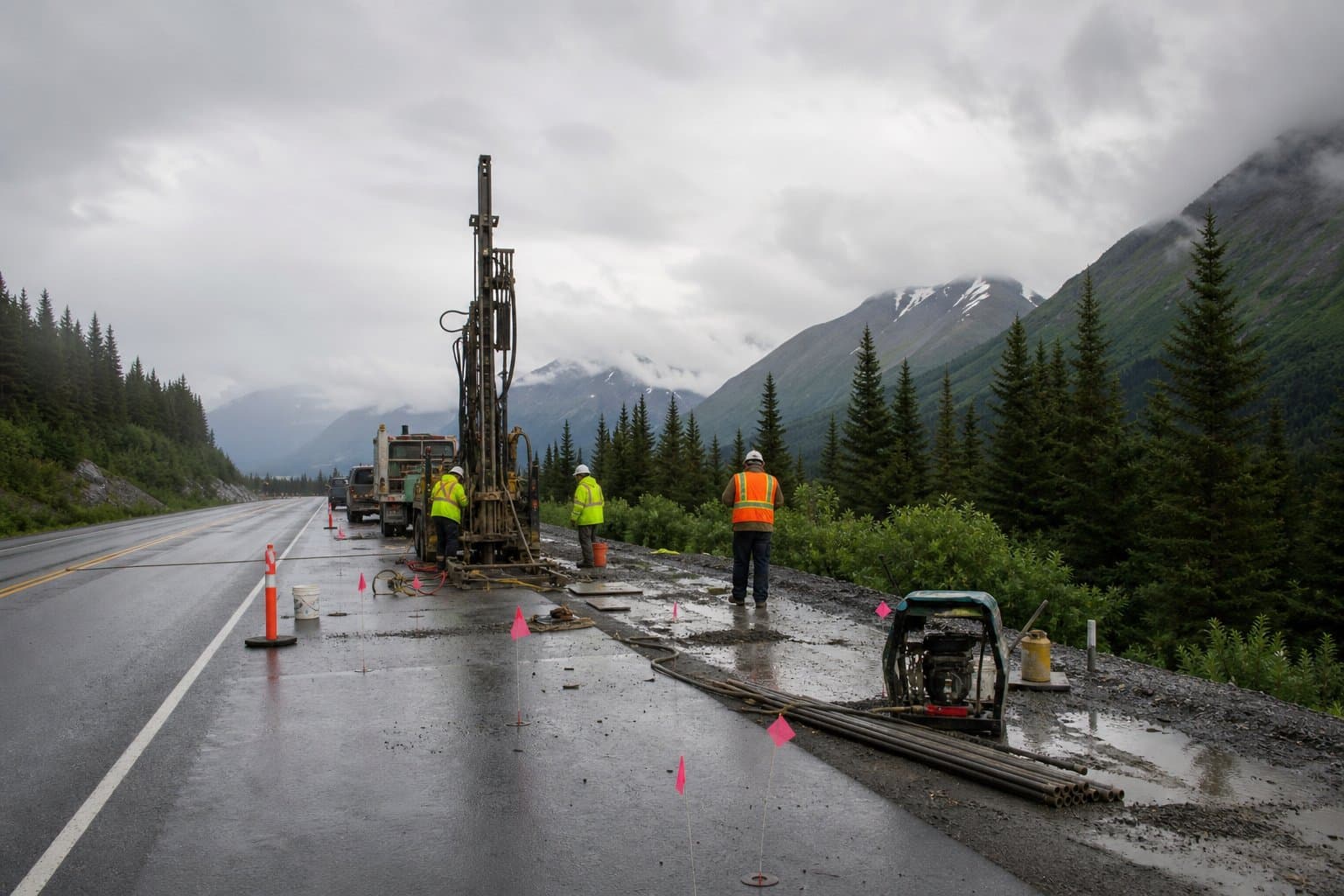 Cover image for article: State reopens bidding for Seward Highway test drilling after the first round was rejected