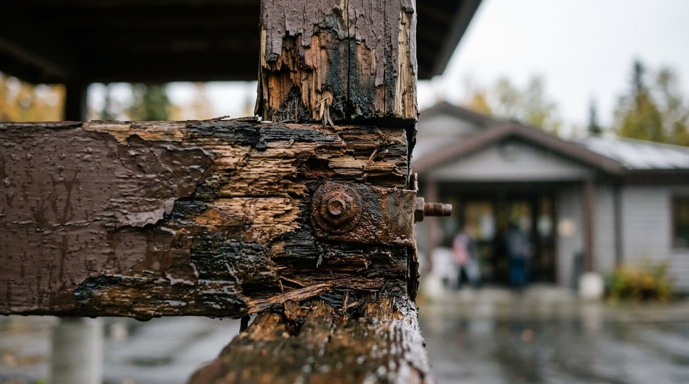 Cover image for article: Kenai weighs more money for the Senior Center canopy roof project