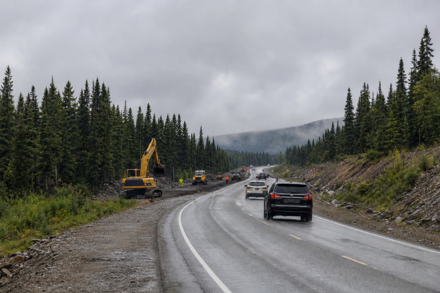 Cover image for article: Parks Highway opens to free-flow traffic between MP 322 and 325