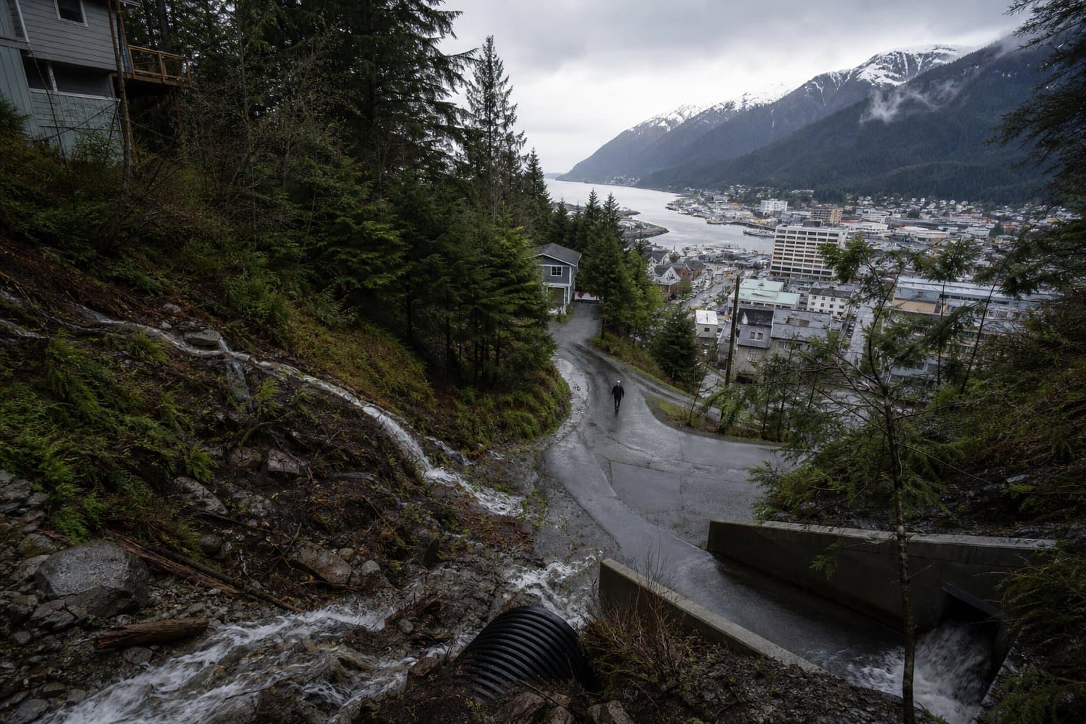 Cover image for article: Juneau adds Highlands drainage fix to draft capital priority list