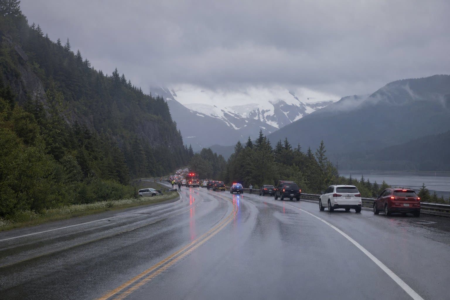 Cover image for article: Seward Highway closed at MP 43.5 after crash Thursday evening