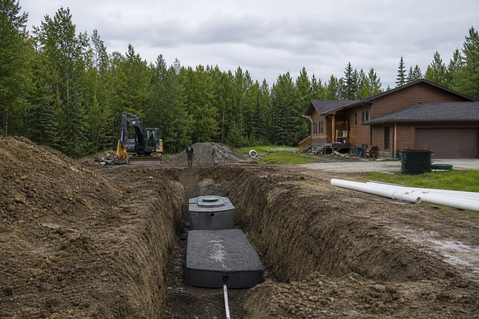 Cover image for article: Two Delta Junction residents killed in 13-foot trench collapse during septic work