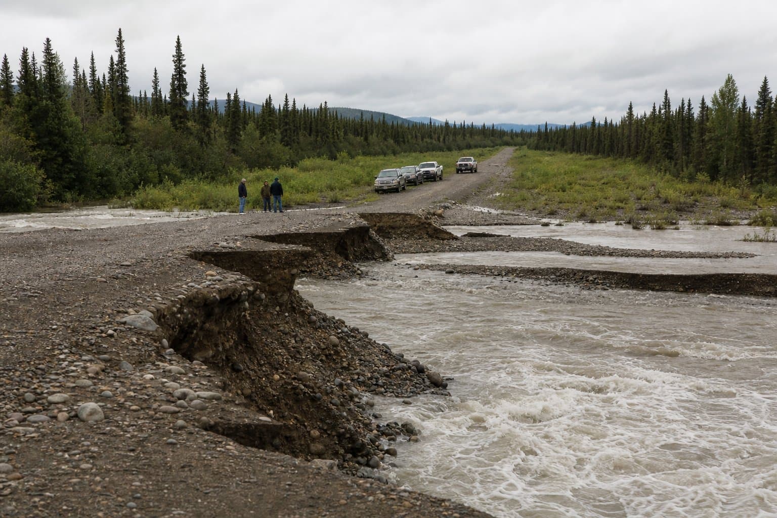 Cover image for article: Washout closes Cummings Road in Delta Junction through July 4