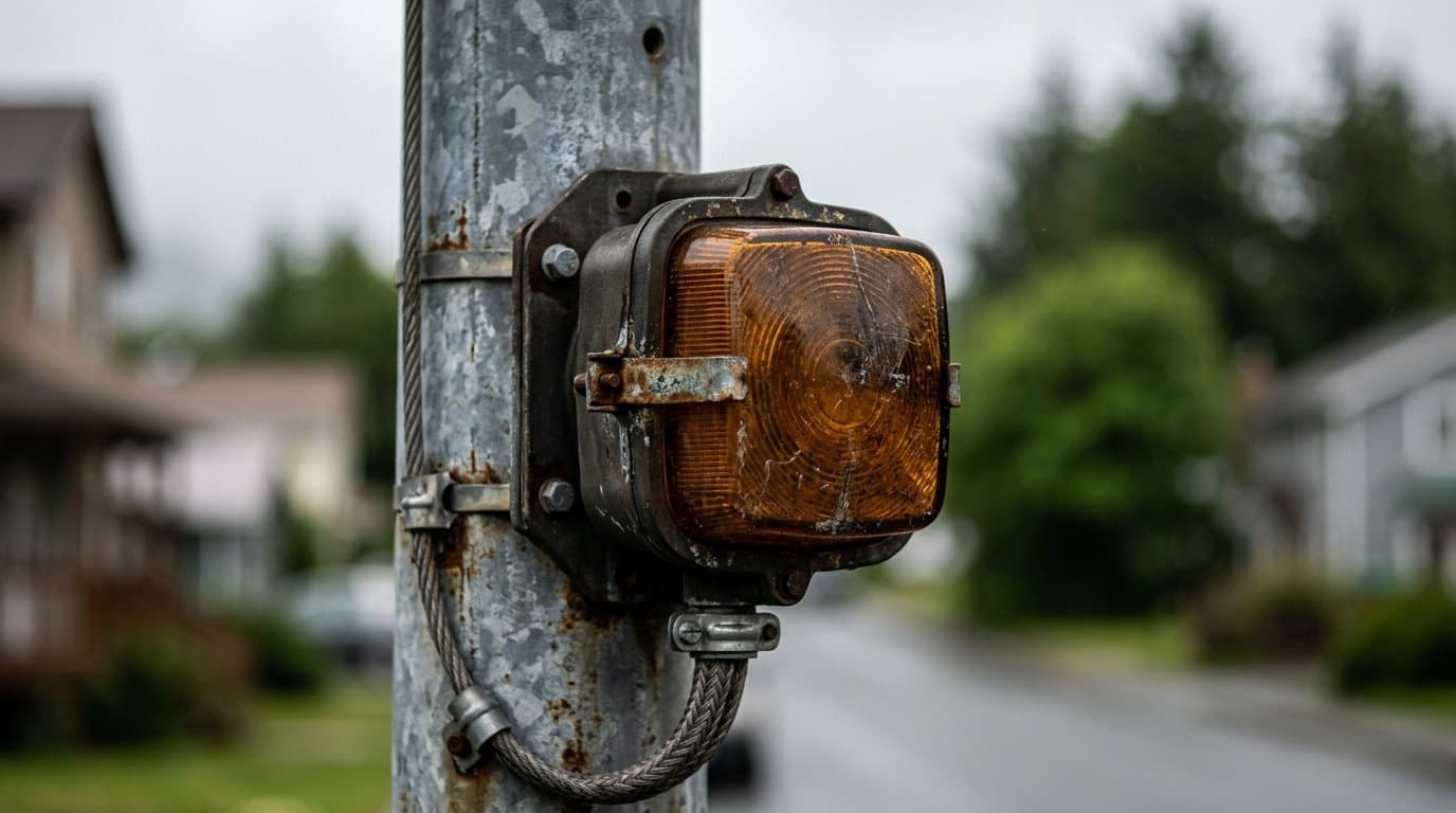 Cover image for article: Sitka school zone flasher on Kashevaroff Street is out of service