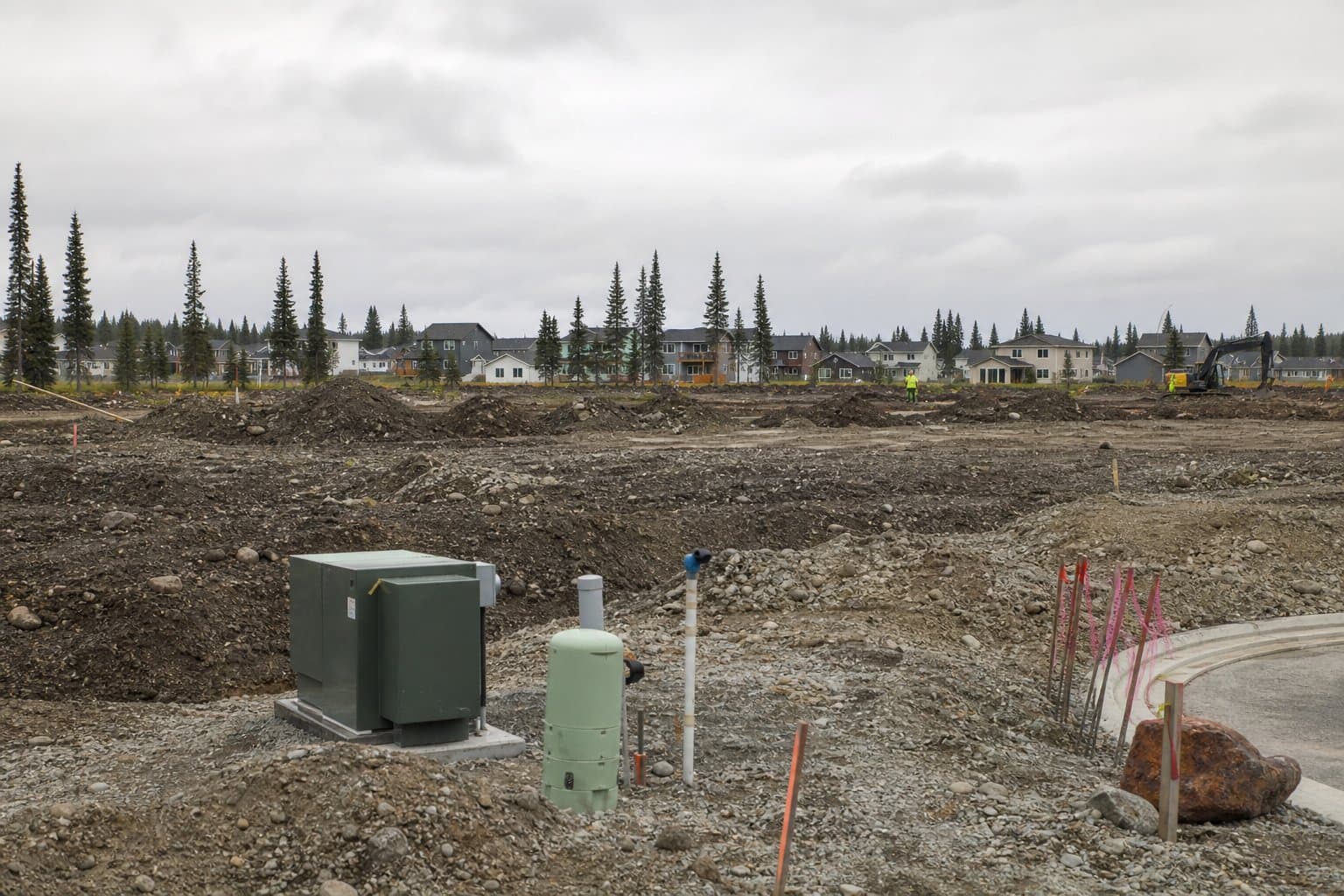 Cover image for article: On Aurora Street, water mains are in but the sewer stops short