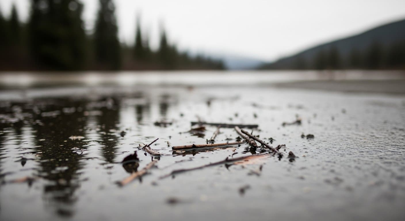 Cover image for article: Water is over roads in the Lower Matanuska Valley