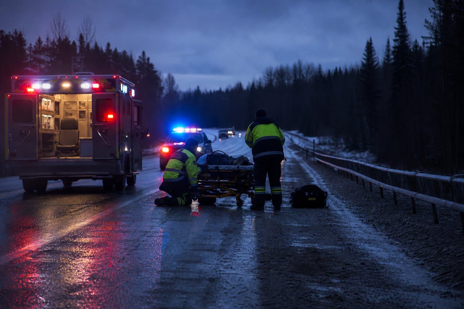 Cover image for article: Two EMS providers assaulted on Parks Highway in Nenana, troopers say