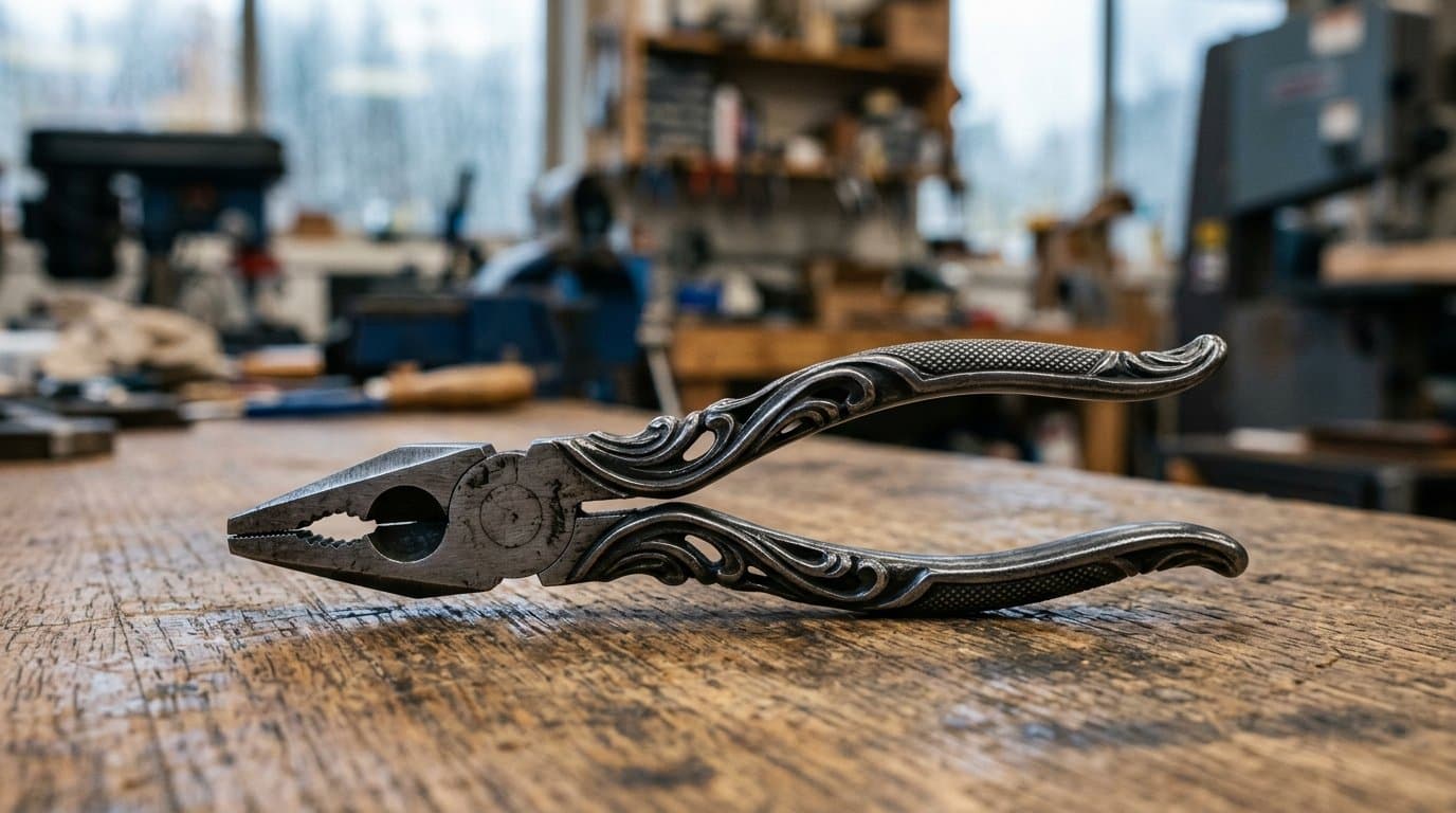 Cover image for article: A Fairbanks man designed a pair of pliers, and the University of Alaska owns the look of them for 15 years