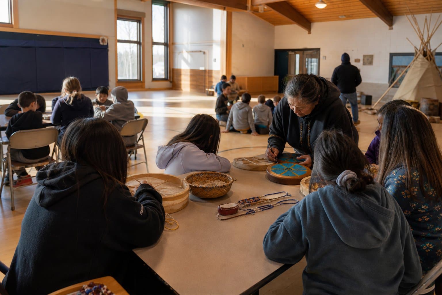 Cover image for article: Tanana Chiefs holds first culture camp for K-6 students