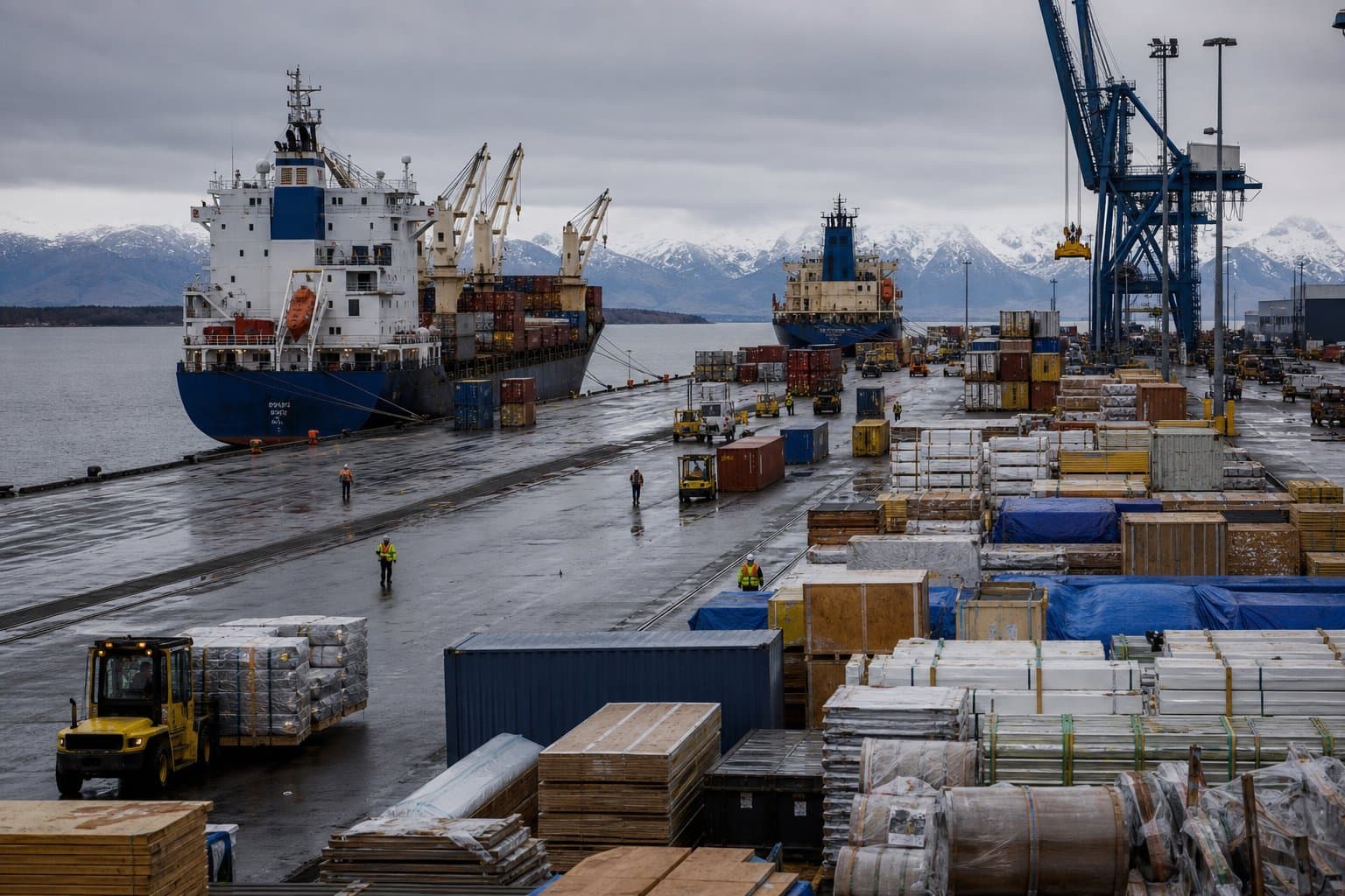 Cover image for article: Anchorage's port cargo surcharge nearly triples to fund a rebuild