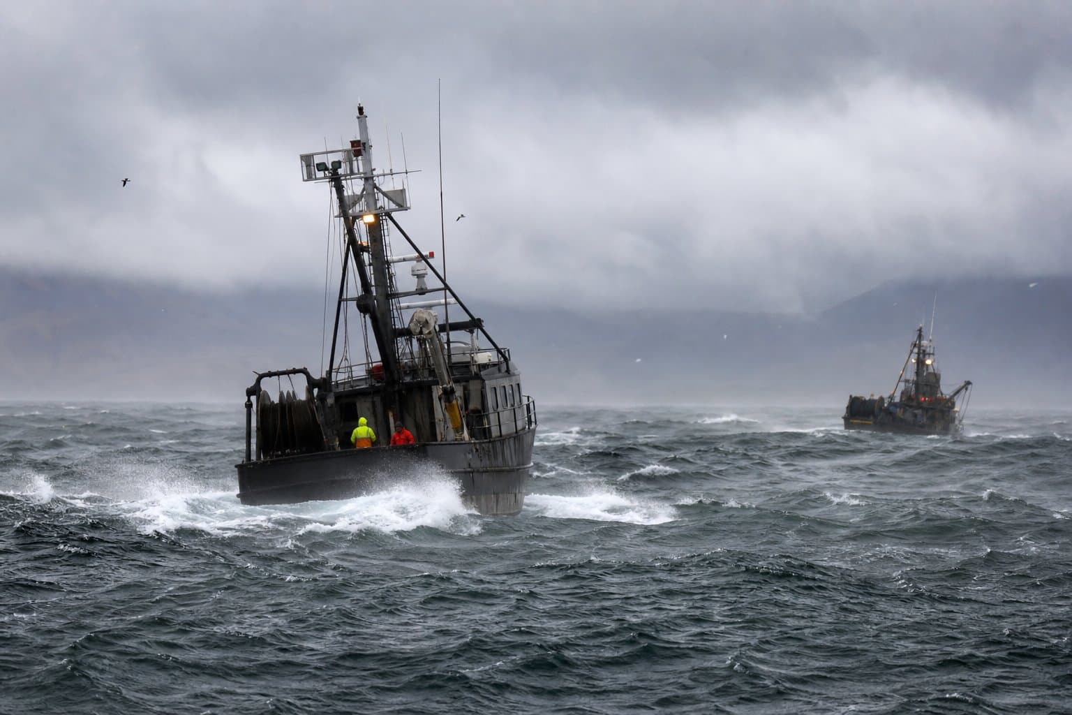 Cover image for article: Bering Sea low to push 13-foot seas into Bristol Bay, Kuskokwim Delta Wednesday