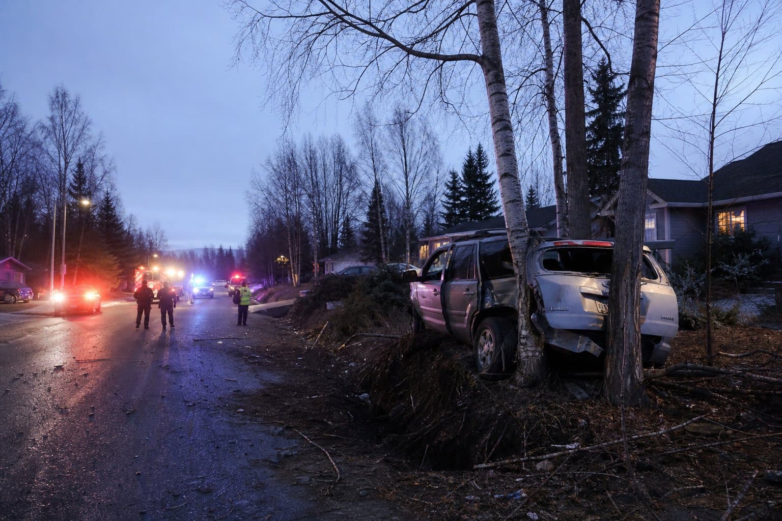 Cover image for article: Troopers arrest Anchorage man after 85 mph pursuit ends in Wasilla crash