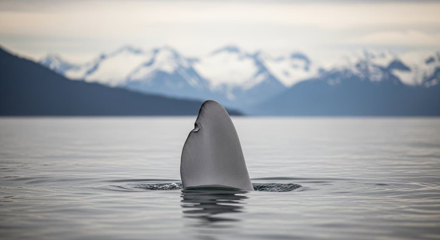 Cover image for article: With 331 belugas left, the Park Service is chartering a boat to learn what they eat