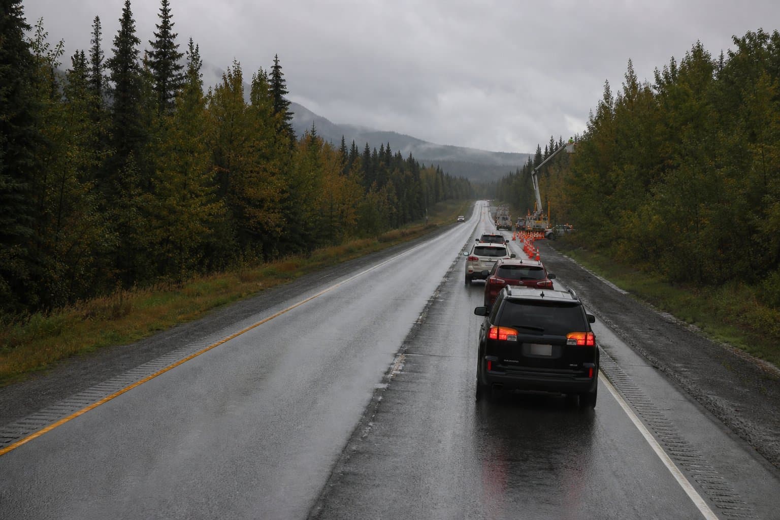 Cover image for article: Left lane closed at mile 117 of New Seward Hwy until about 4 p.m.
