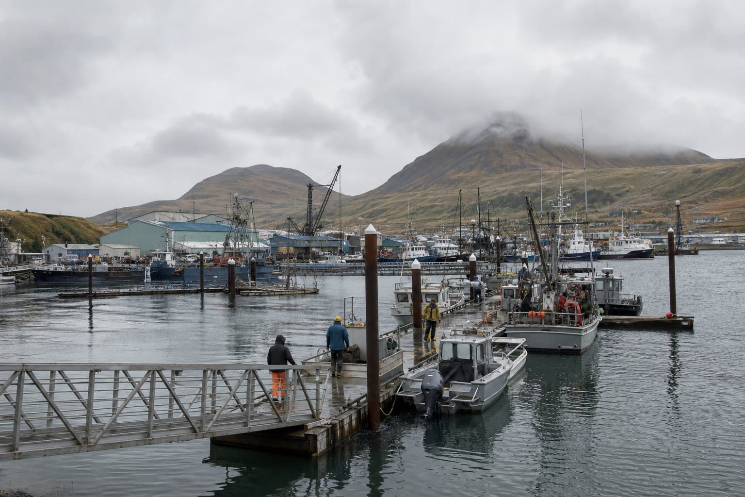 Cover image for article: Unalaska council awards $21.9 million contract to replace Storrs Harbor floats
