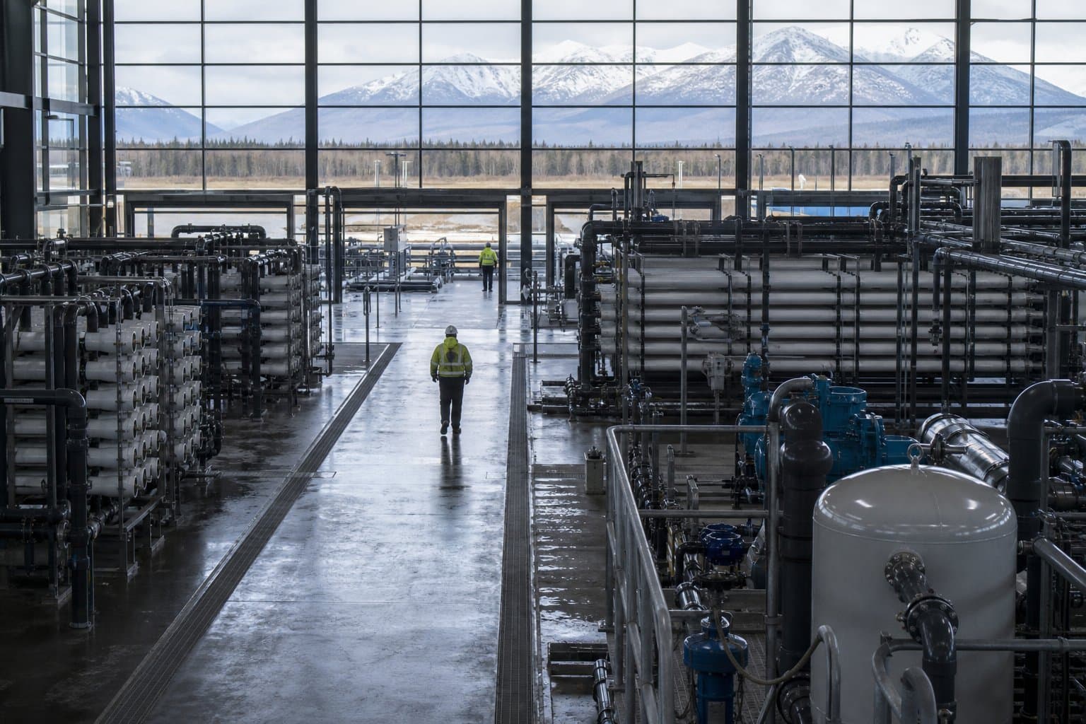 Cover image for article: The man who made the case for JBER's new water plant didn't live to see it open