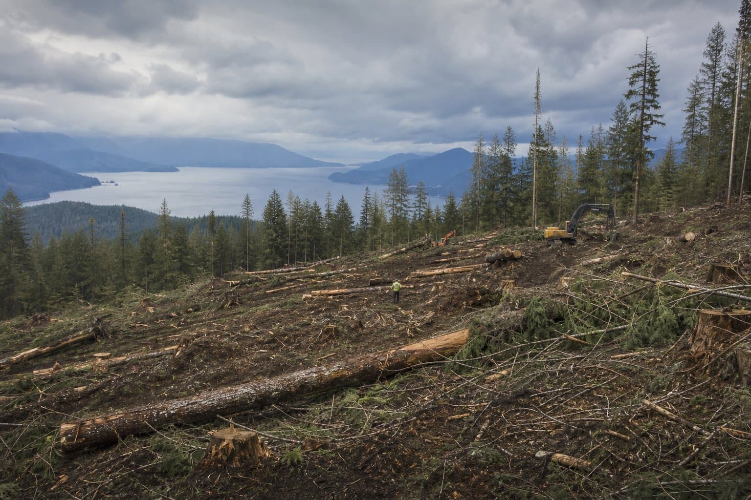 Cover image for article: State opens sealed bidding on young-growth timber sale near Petersburg