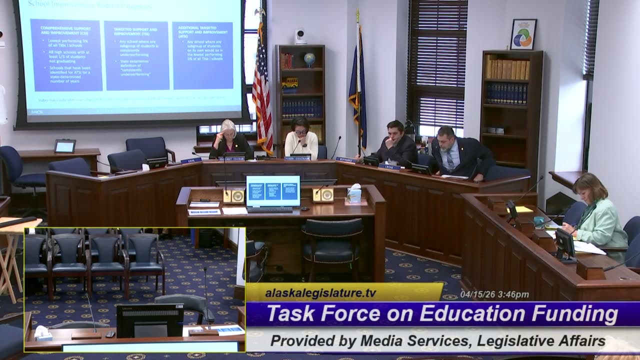 Cover image for article: Task Force Hears Federal Assessment Rules, NAEP Context, and AKSTAR Demo