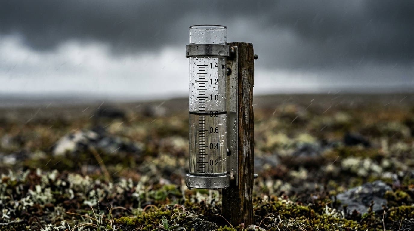 Cover image for article: Utqiaġvik logs record September rainfall as storm drives surf along Arctic coast