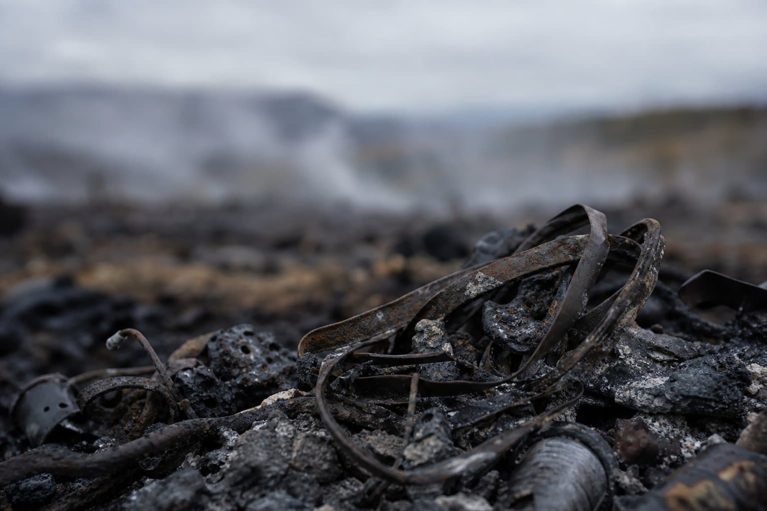 Cover image for article: Ambler landfill fire burns Native allotment, raises toxic smoke fears