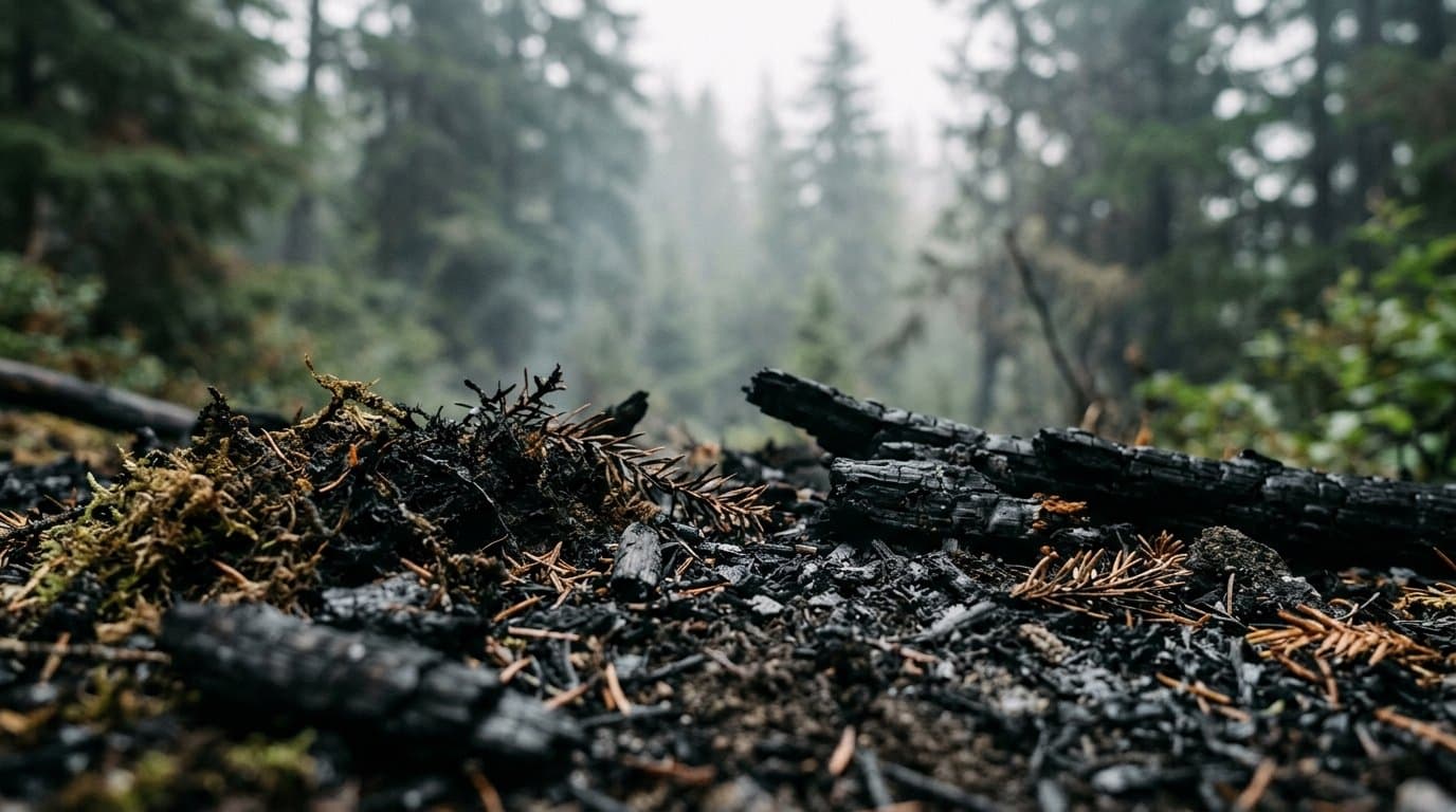 Cover image for article: A small wildfire was reported near Wrangell on Friday night