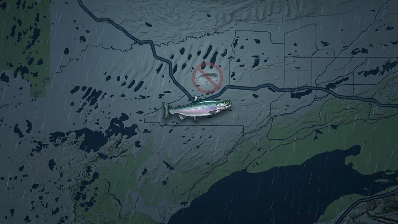 Cover image for article: Weak coho run cuts Little Susitna limit to one fish, bans bait