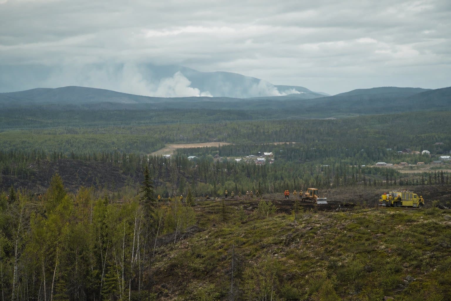 Cover image for article: Starry Fire forced Anderson evacuations before rain held Alaska's June burn total low