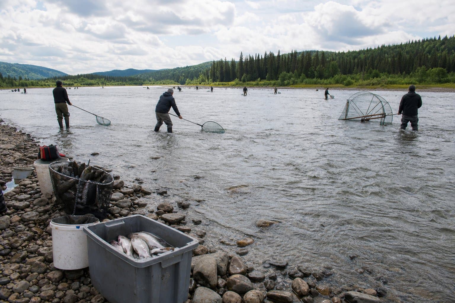 Cover image for article: The Tanana opens for chum, but the kings must all go back