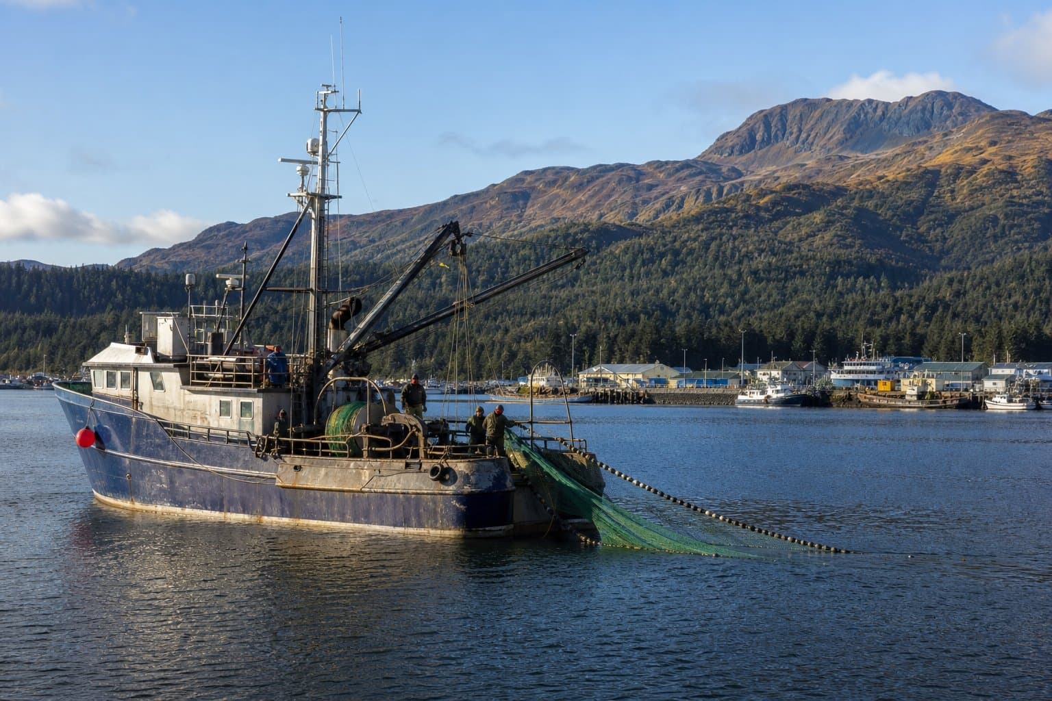 Cover image for article: Bronson calls for bottom trawling ban in state waters at Kodiak fisheries debate