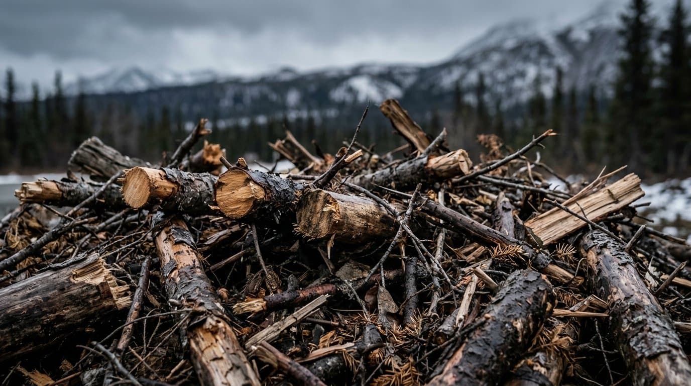 Cover image for article: Denali crews may burn brush piles along first five miles of Park Road through November